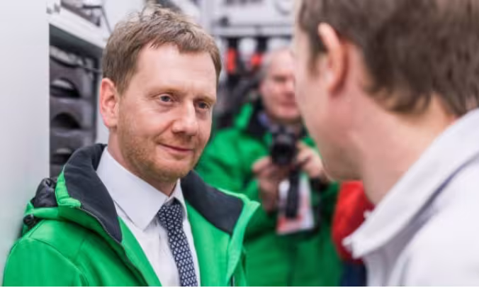 Michael Kretschmer im Gespräch